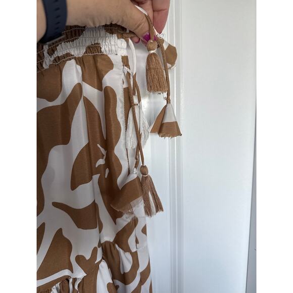 NWT Calypso St. Barth Tropical Print Tiered Maxi Skirt, L - Picture 4 of 6